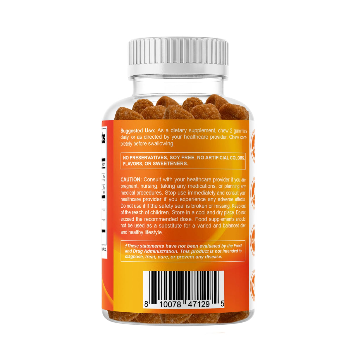 Vitamatic Vegan Turmeric Gummies with Ginger & Black Pepper - 60 Count - image 9