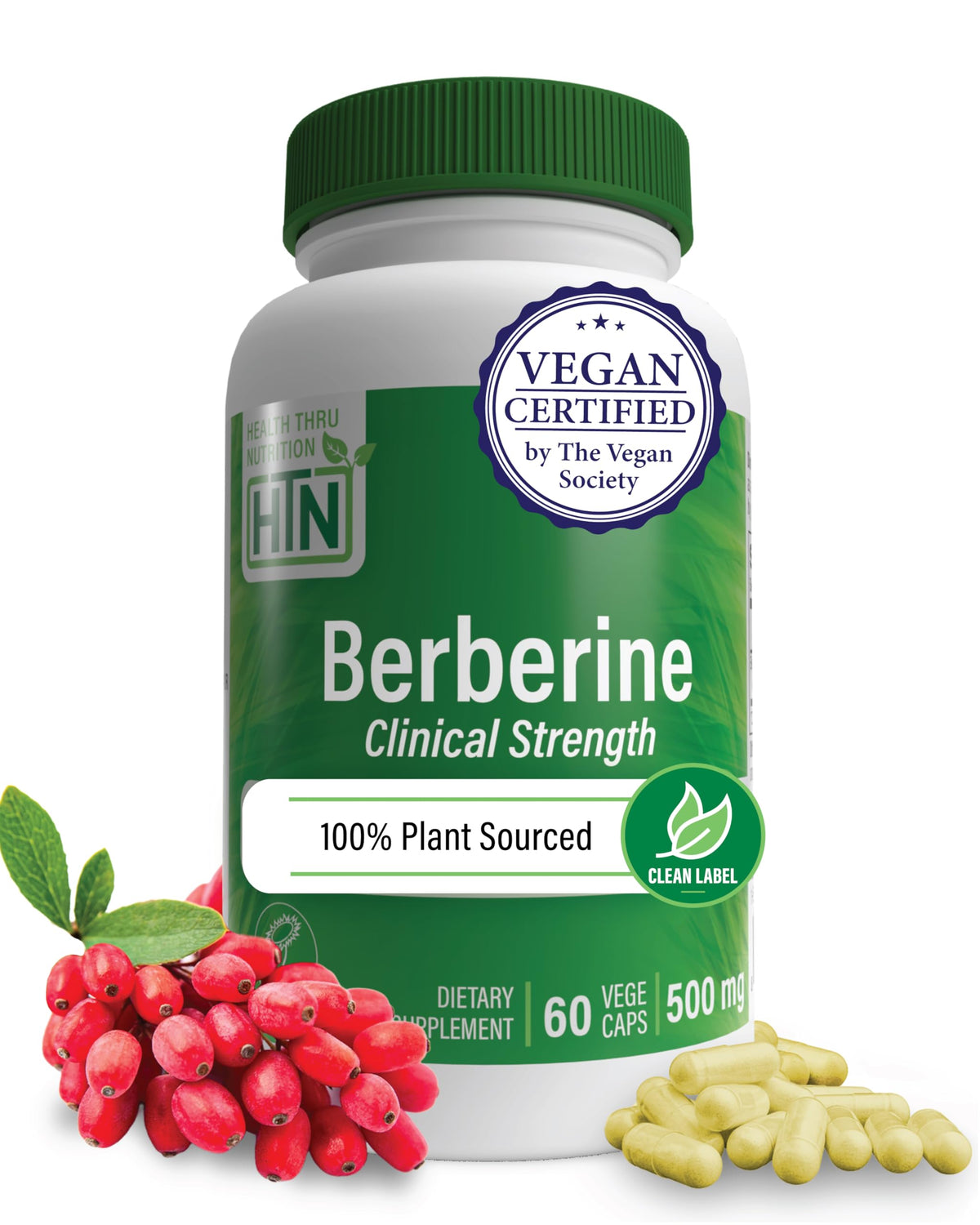 Health Thru Nutrition Berberine HCl 500mg