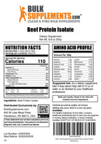 BulkSupplements.com Paleo Beef Protein Powder Isolate