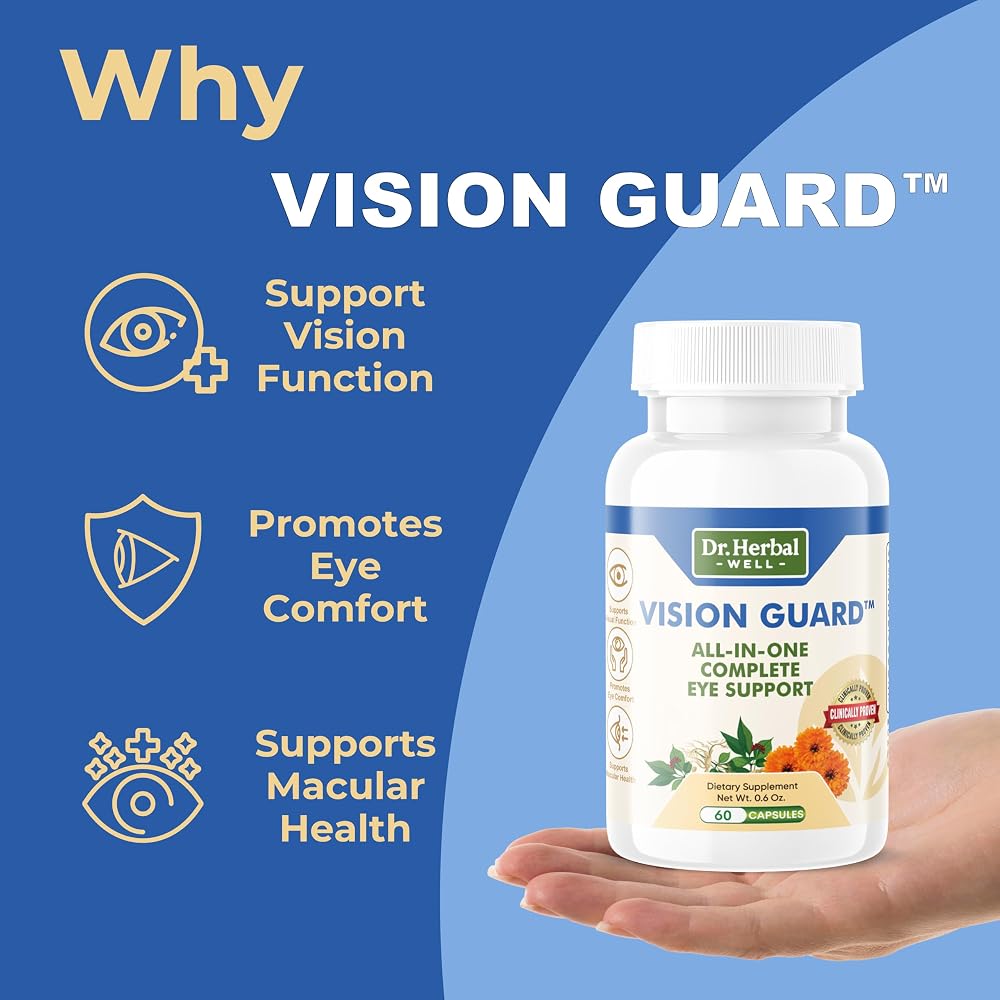 DR. HERBAL WELL Vision Guard Eye Support - 60 Capsules - image 5