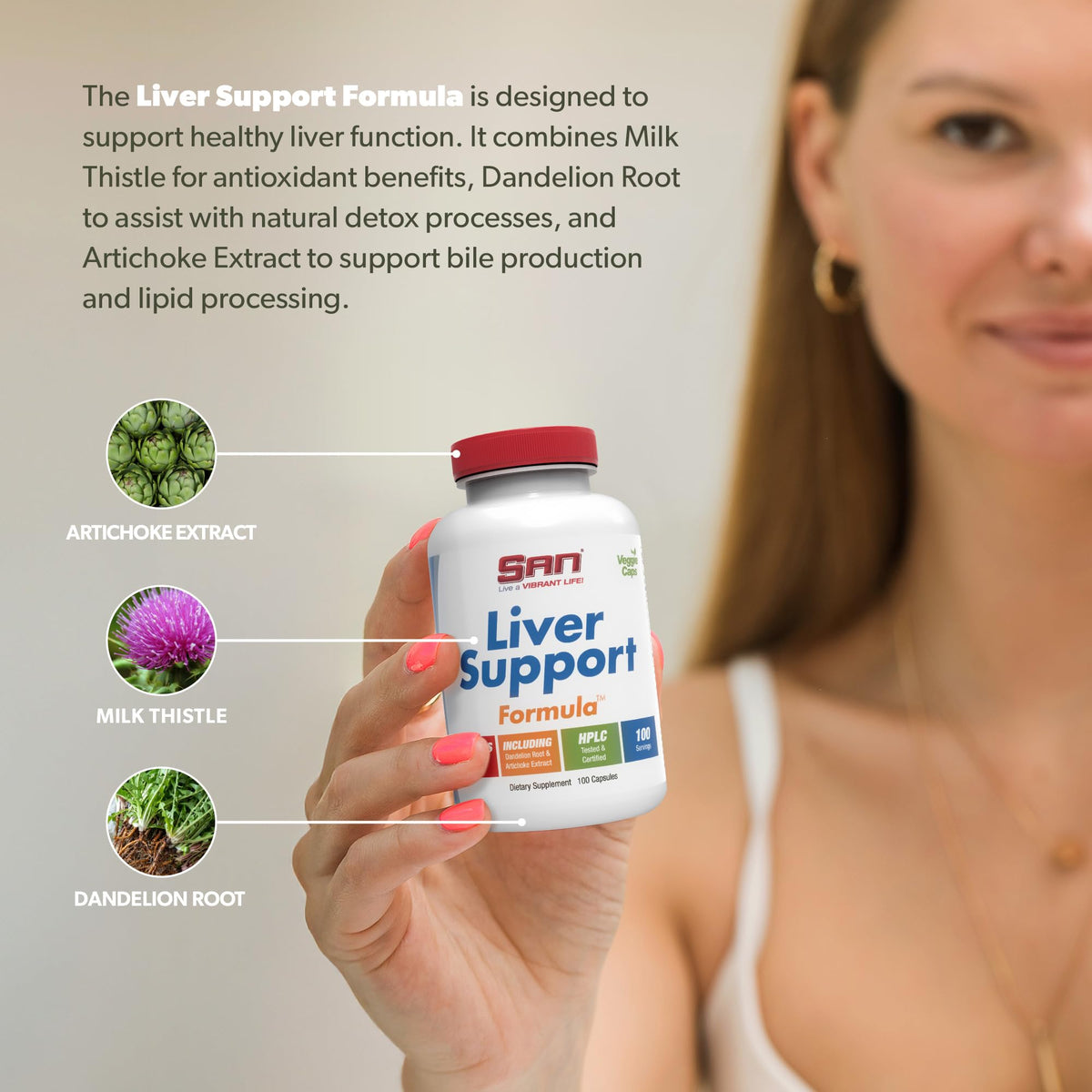 SAN Liver Support Matrix Herbal Supplement - 100 Capsules - image 5