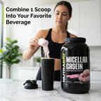 NutraBio Casein Protein Powder Strawberry Ice Cream - 2lb - image 5