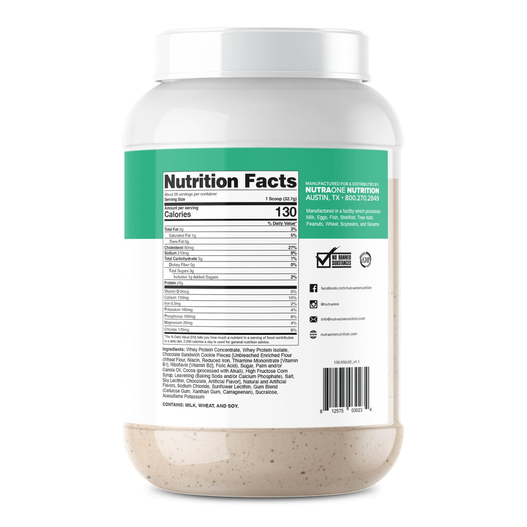 NutraOne ProteinOne Whey Protein Powder