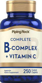 Piping Rock Vitamin B Complex with Vitamin C - 250 Caplets