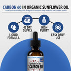 Greska's Carbon-60 Carbon 60 in Organic Sunflower Oil