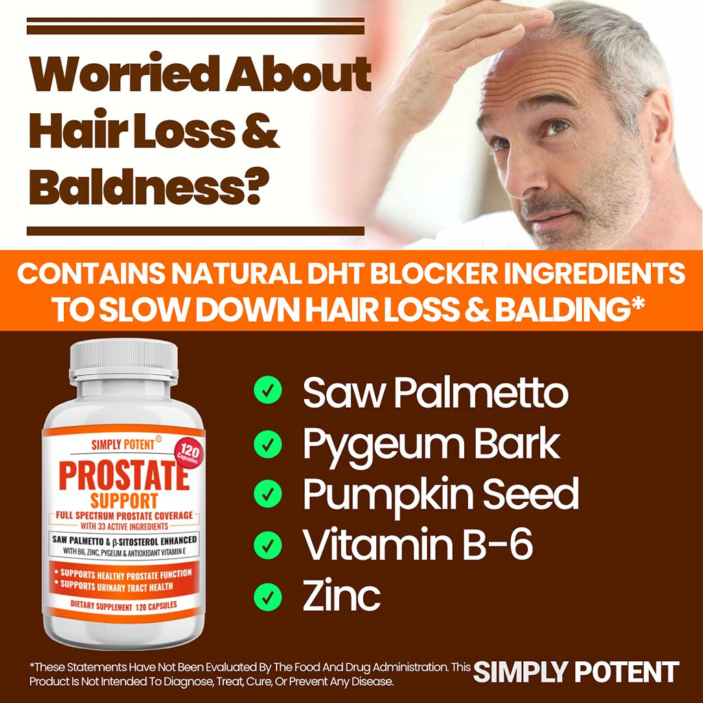 Simply Potent Saw Palmetto Prostate Health Support - 120 Capsules - image 6