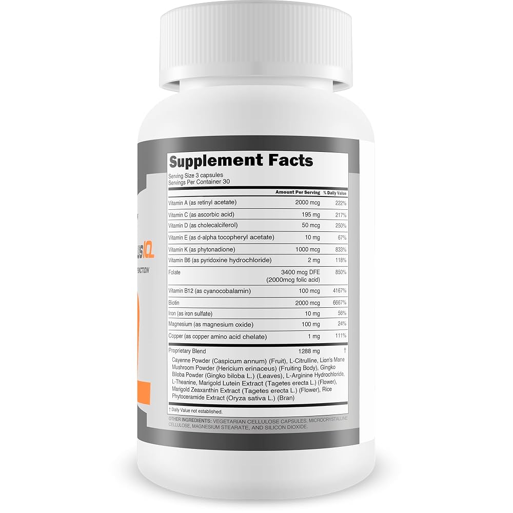 Rejuva Brain Plus Reviva Brain IQ Nootropic Capsules - 1 Count - image 2