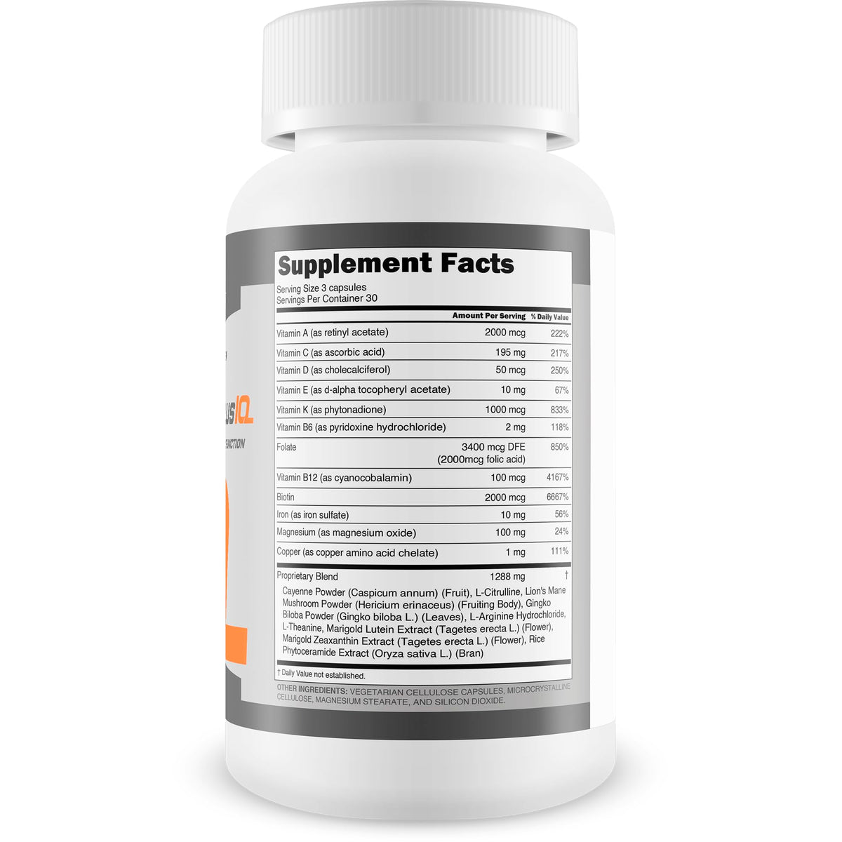 Rejuva Brain Plus Reviva Brain IQ Nootropic Capsules - 1 Count - image 2