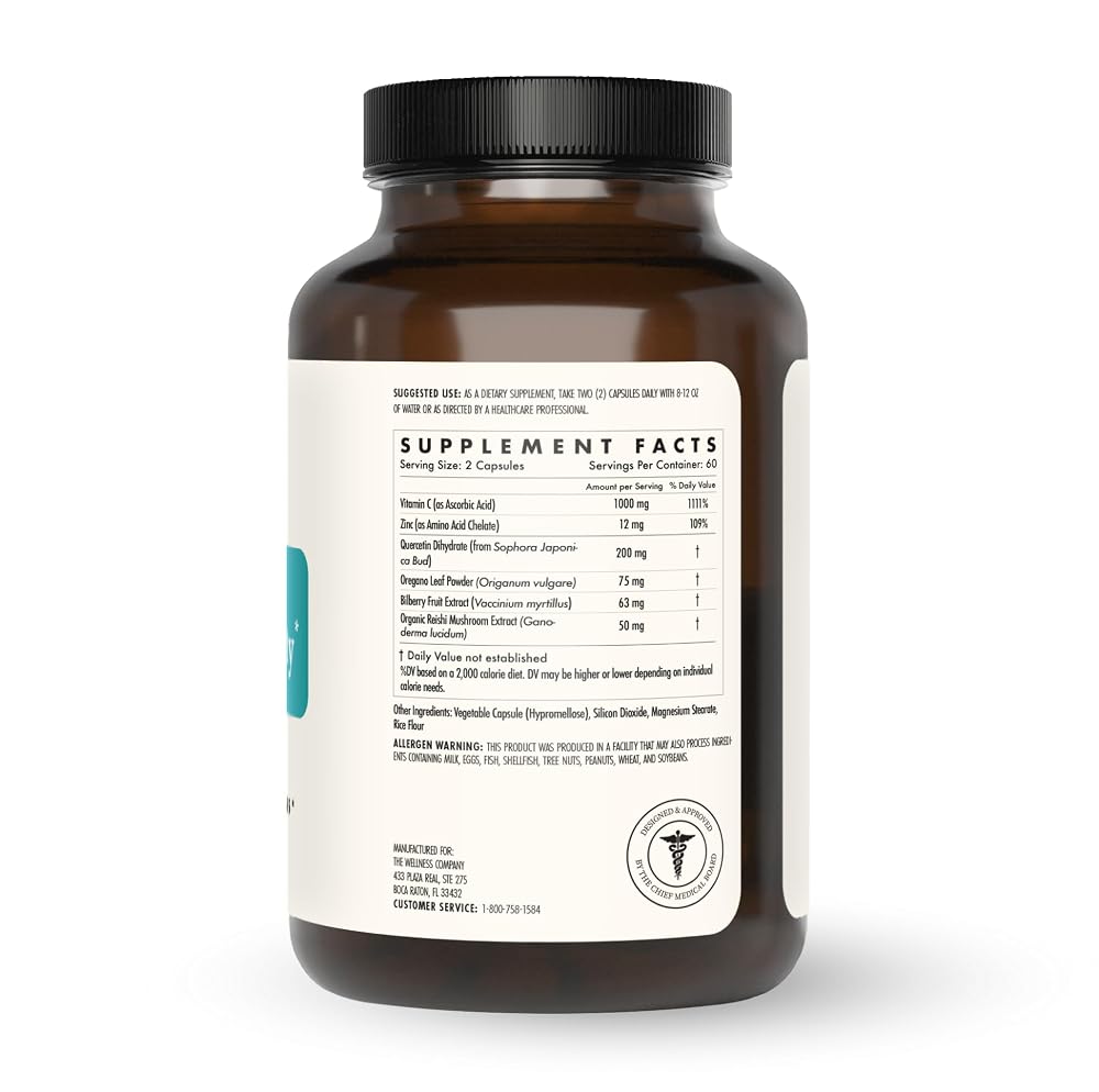The Wellness Company Natural Immunity Immune Defense - 120 Capsules - image 3