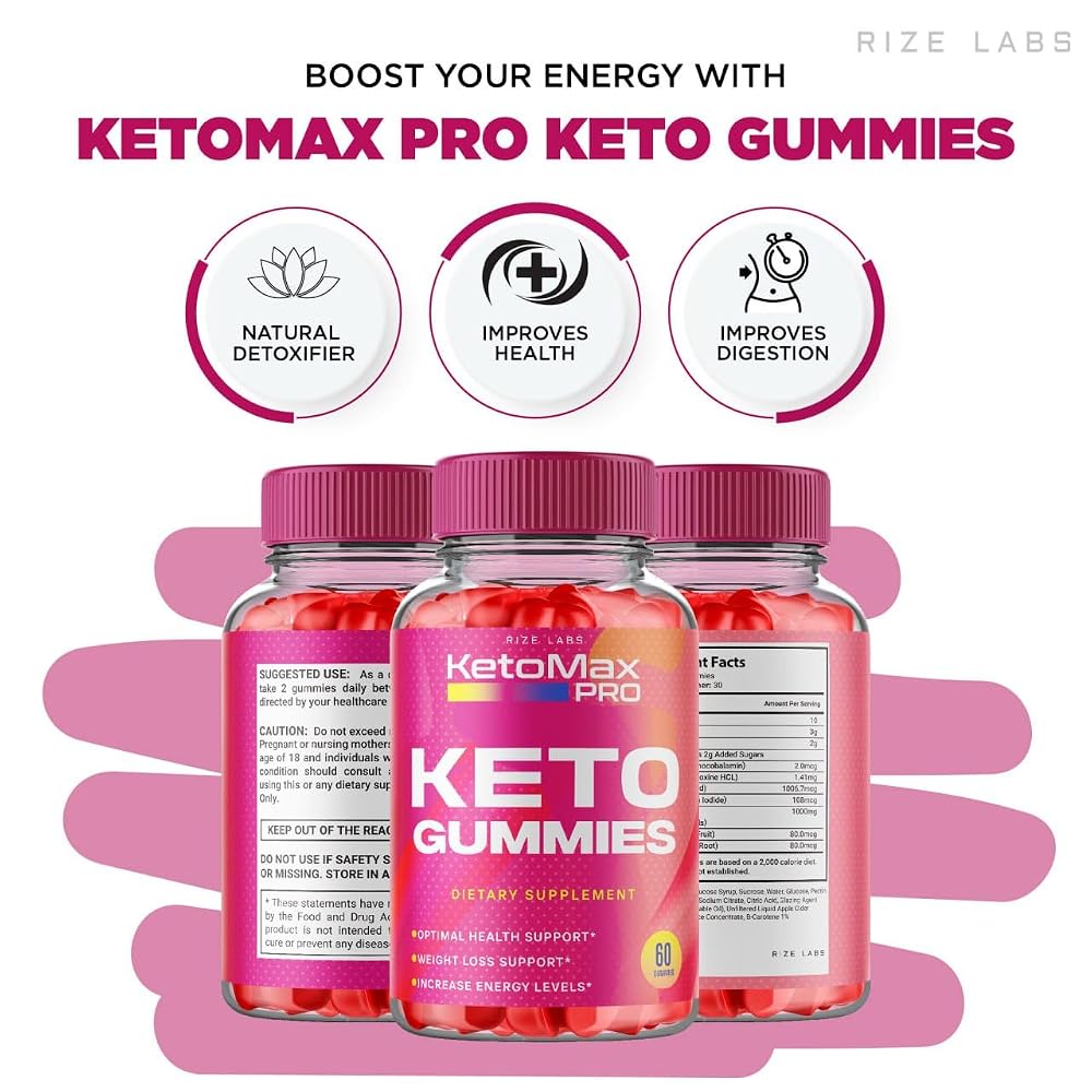 rize labs Keto Max Pro ACV Keto Gummy - 180 Gummies - image 3
