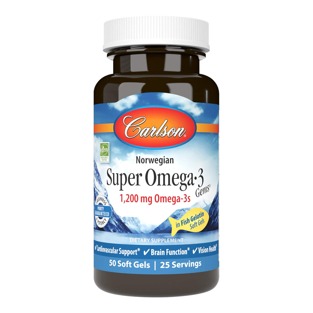 Carlson Norwegian Pescetarian Super Omega-3 Gems