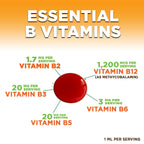Nature's Nutrition Vitamin B12 Drops Methylcobalamin Energy Support - 2 Fl Oz - image 3