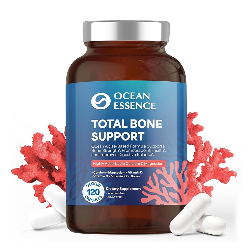 OCEAN ESSENCE Total Bone Support - Plant-Based Algae Calcium