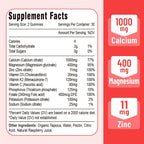 Vazatisi Calcium Magnesium Zinc Gummies with Vitamin D3 & K2 - 120 Gummies - image 2