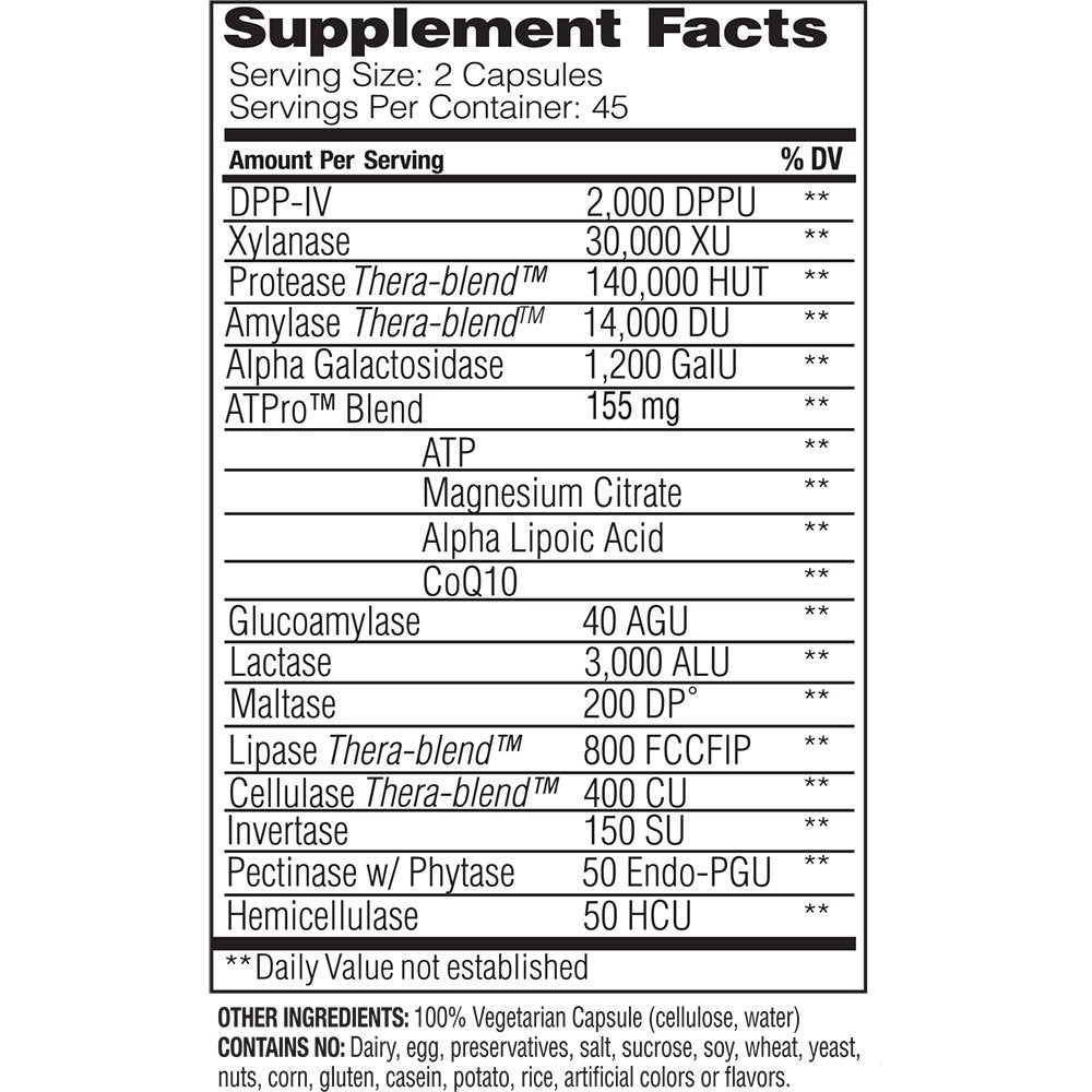 Enzyme Science Intolerance Complex - 90 Capsules - image 2