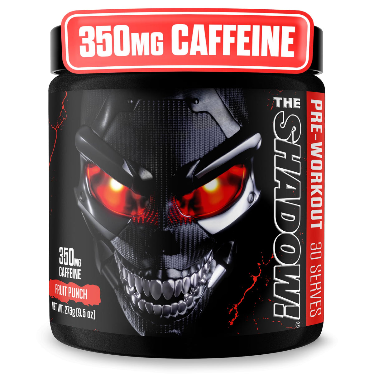 JNX SPORTS The Shadow! Strong Pre Workout, High Stim, 30 Servings