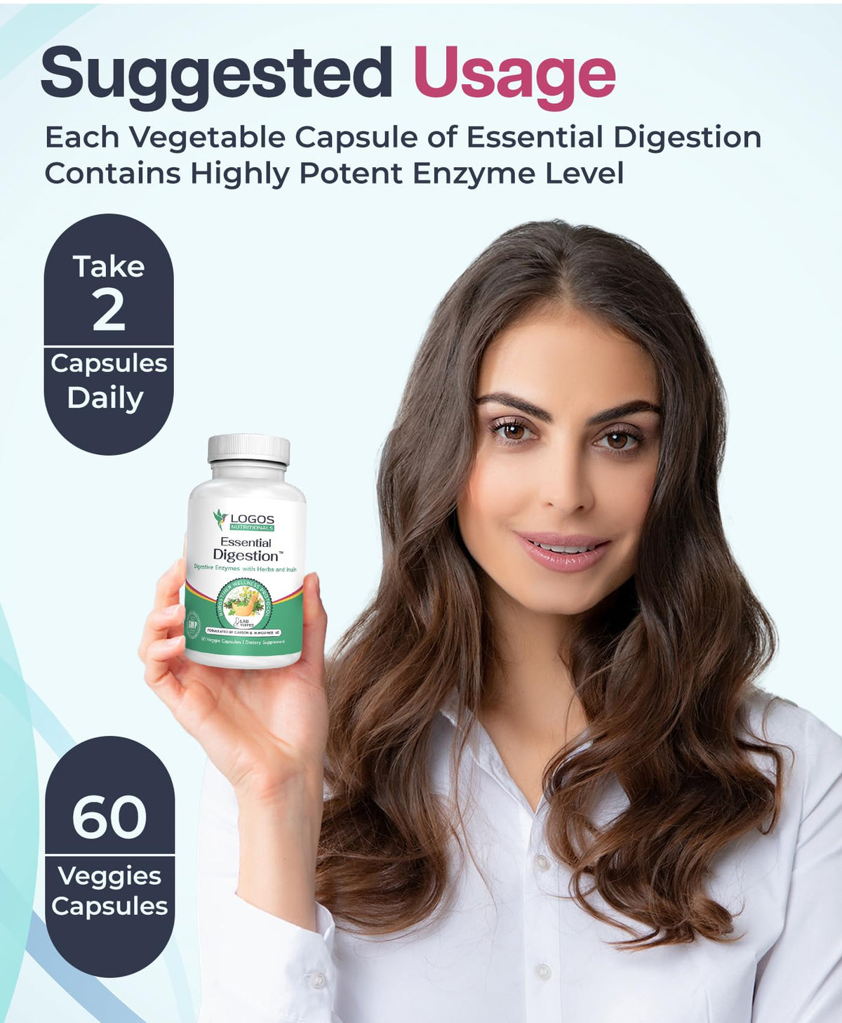 logos nutritionals Essential Digestion Digestive Enzymes - image 5