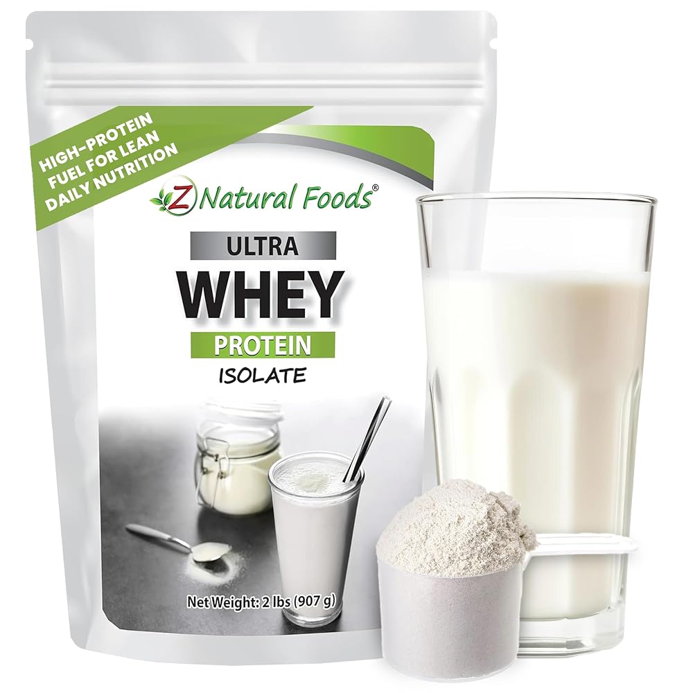 Z Natural Foods Ultra Whey Protein Isolate Powder - 2 lb