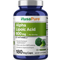 NusaPure Alpha Lipoic Acid 600mg Vegan - 180 Capsules