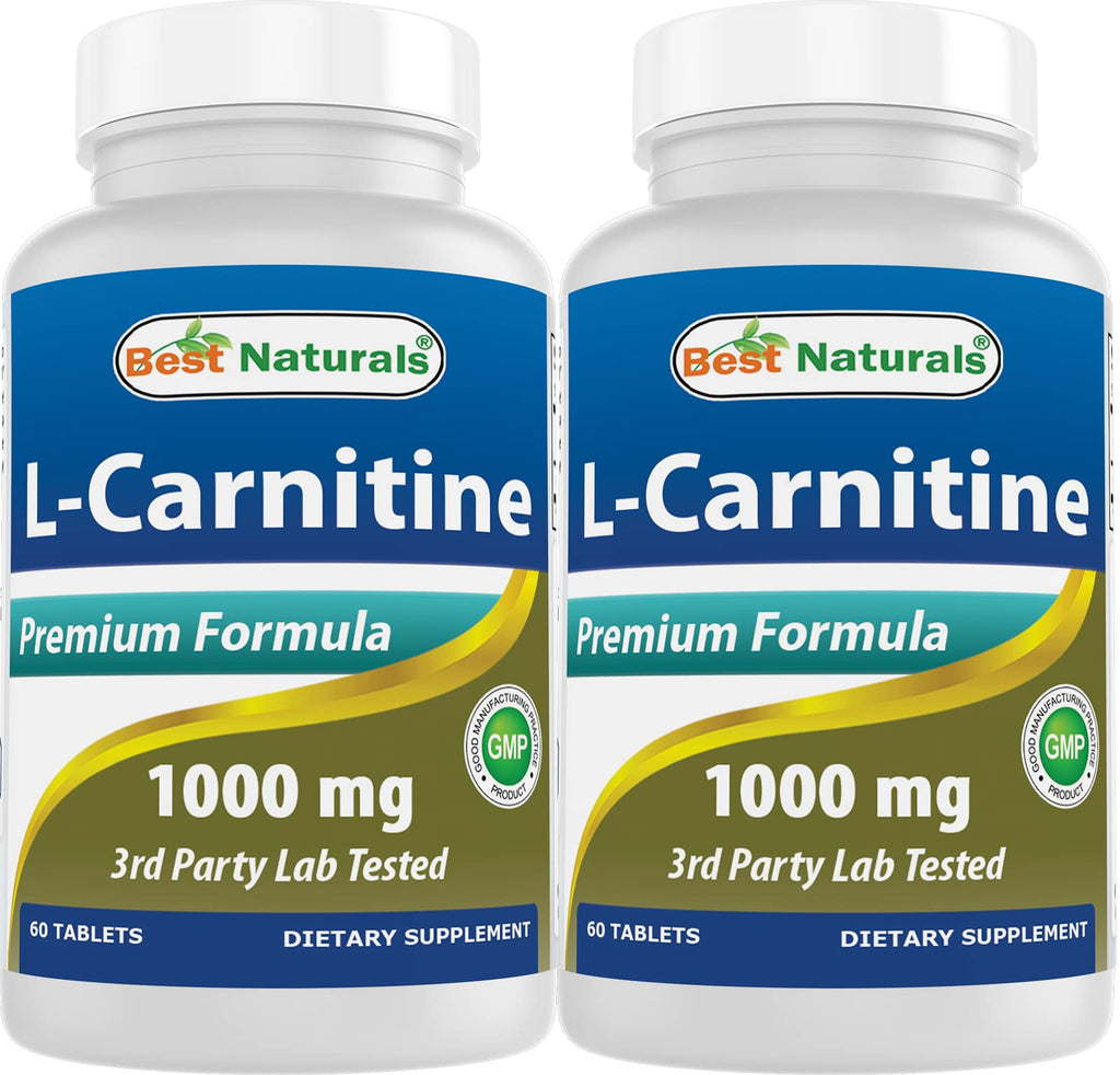 Best Naturals L-Carnitine 1000mg - 120 Tablets