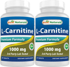 Best Naturals L-Carnitine 1000mg - 120 Tablets