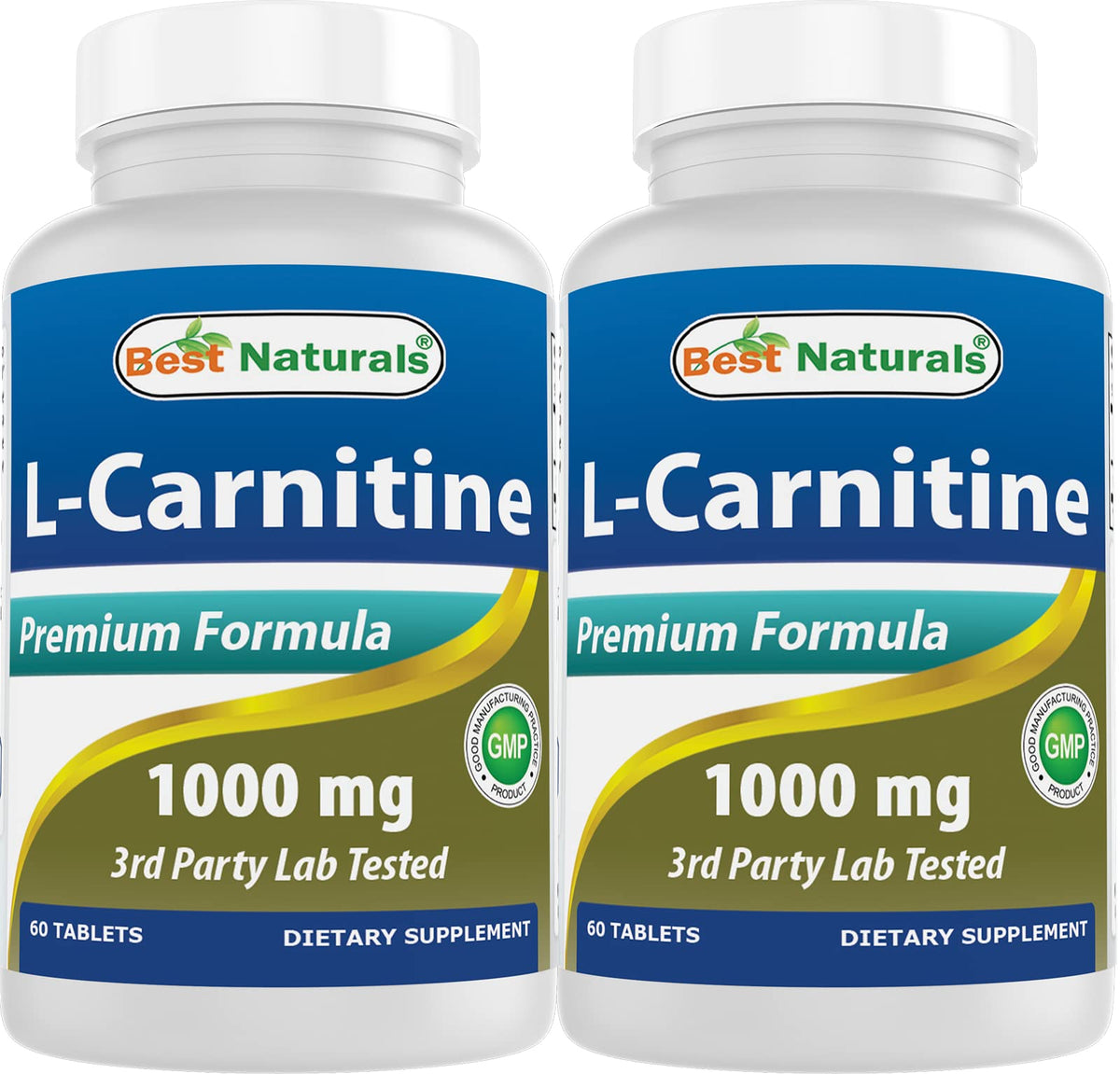 Best Naturals L-Carnitine 1000mg - 120 Tablets