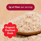 Bellway Super Fiber + Fruit, Organic Psyllium Husk Powder, Sugar-Free