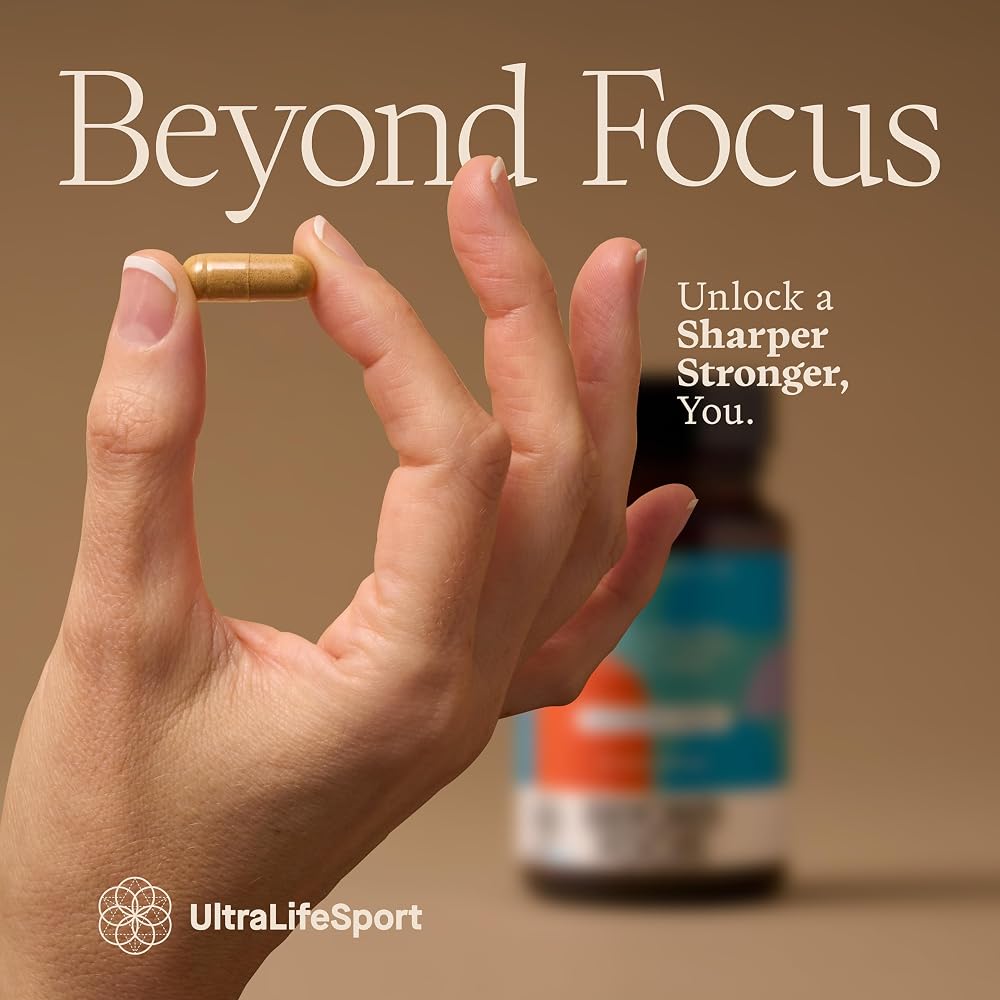 Ultra Life Sport Beyond Focus Organic Mushroom Supplement - 30 Capsules - image 8
