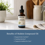 Eclectic Herb Mullein Compound Oil Ear Drops - 1 fl oz - image 4