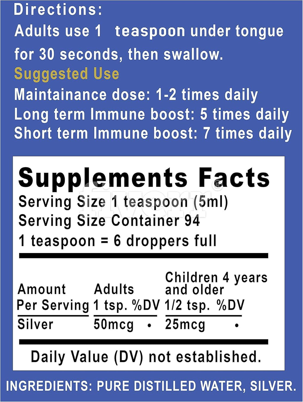 Silver Holistics Colloidal Silver 10 ppm Immune Support - 20 oz Bundle - image 5