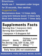 Silver Holistics Colloidal Silver 10 ppm Immune Support - 20 oz Bundle - image 5
