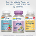 SOLARAY Horse Chestnut Extract 400 mg Vein Support - 120 Vegetarian Capsules - image 6