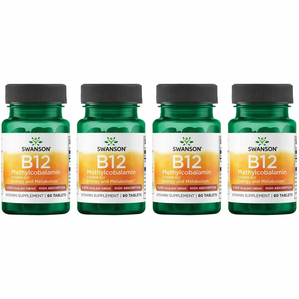 Swanson Vitamin B-12 Methylcobalamin High Absorption 5000 mcg