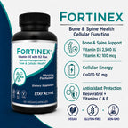 Fortinex Vitamin D3 & K2 Plus Bone & Cellular Health - 60 Capsules - image 4