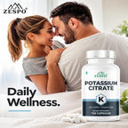 Zespo Potassium Citrate 800mg - 150 Vegetarian Capsules - image 3