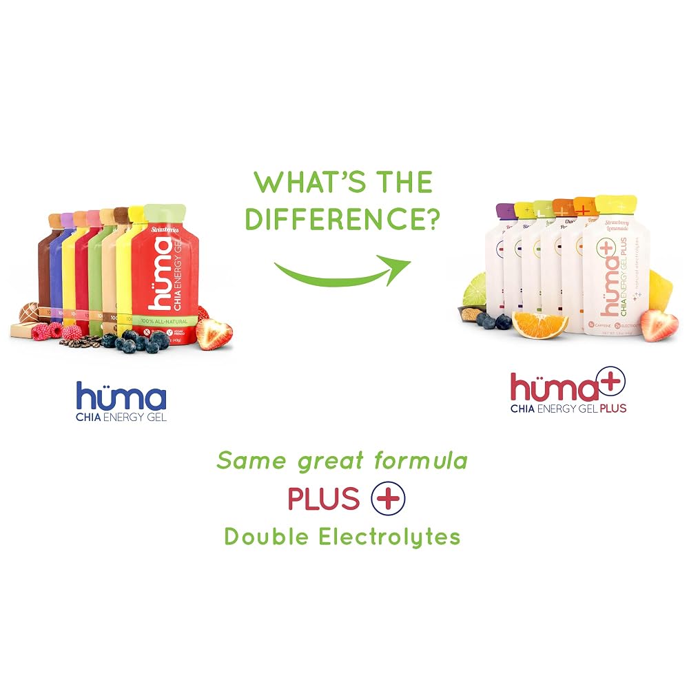 HÜMA CHIA ENERGY GEL Huma Plus (Double Electrolytes) - Chia Energy