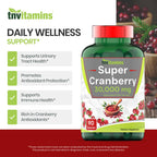 tnvitamins Cranberry Pills Urinary Tract Support - 90 Capsules - image 4
