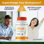 IDEAL PERFORMANCE Arialief Brain Supplements Memory and Focus - 60 Capsules - image 5
