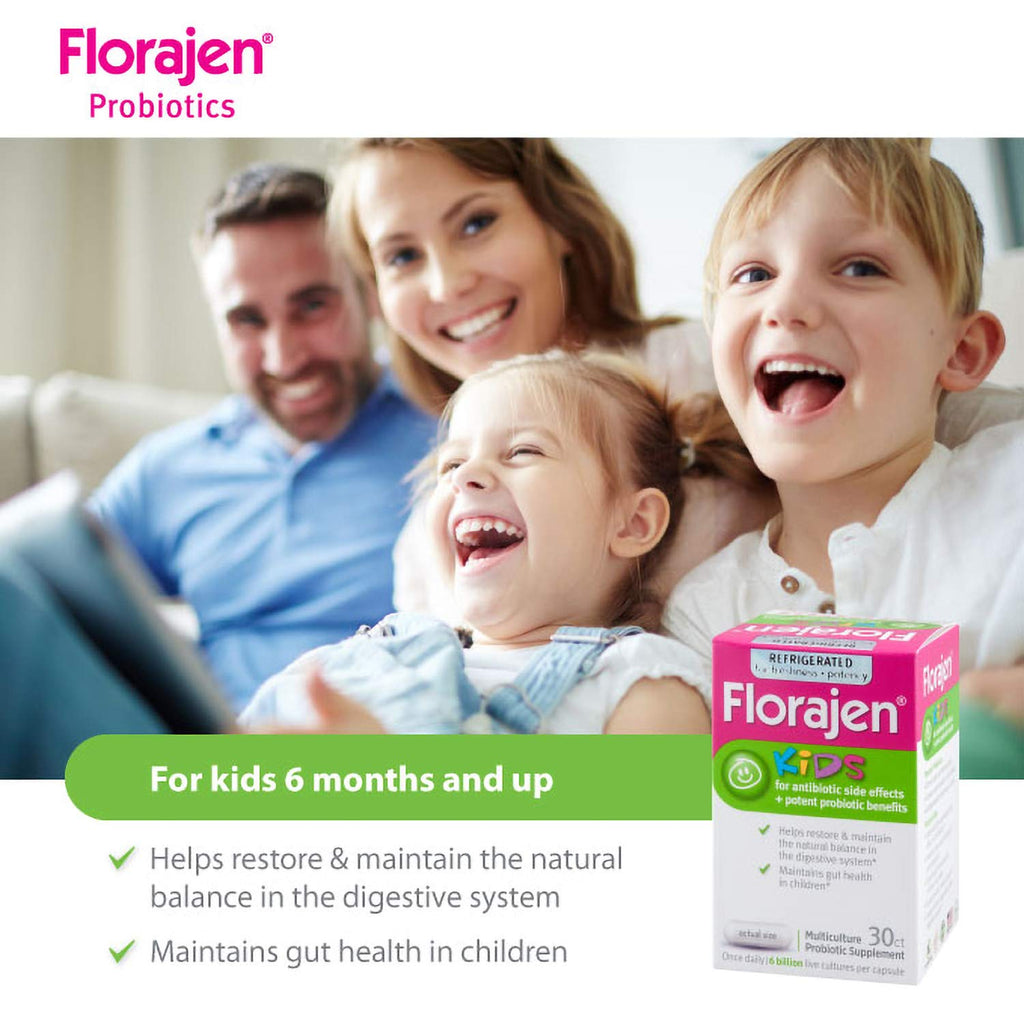 Florajen Kids & Women Refrigerated Probiotics - 60 Capsules - image 3