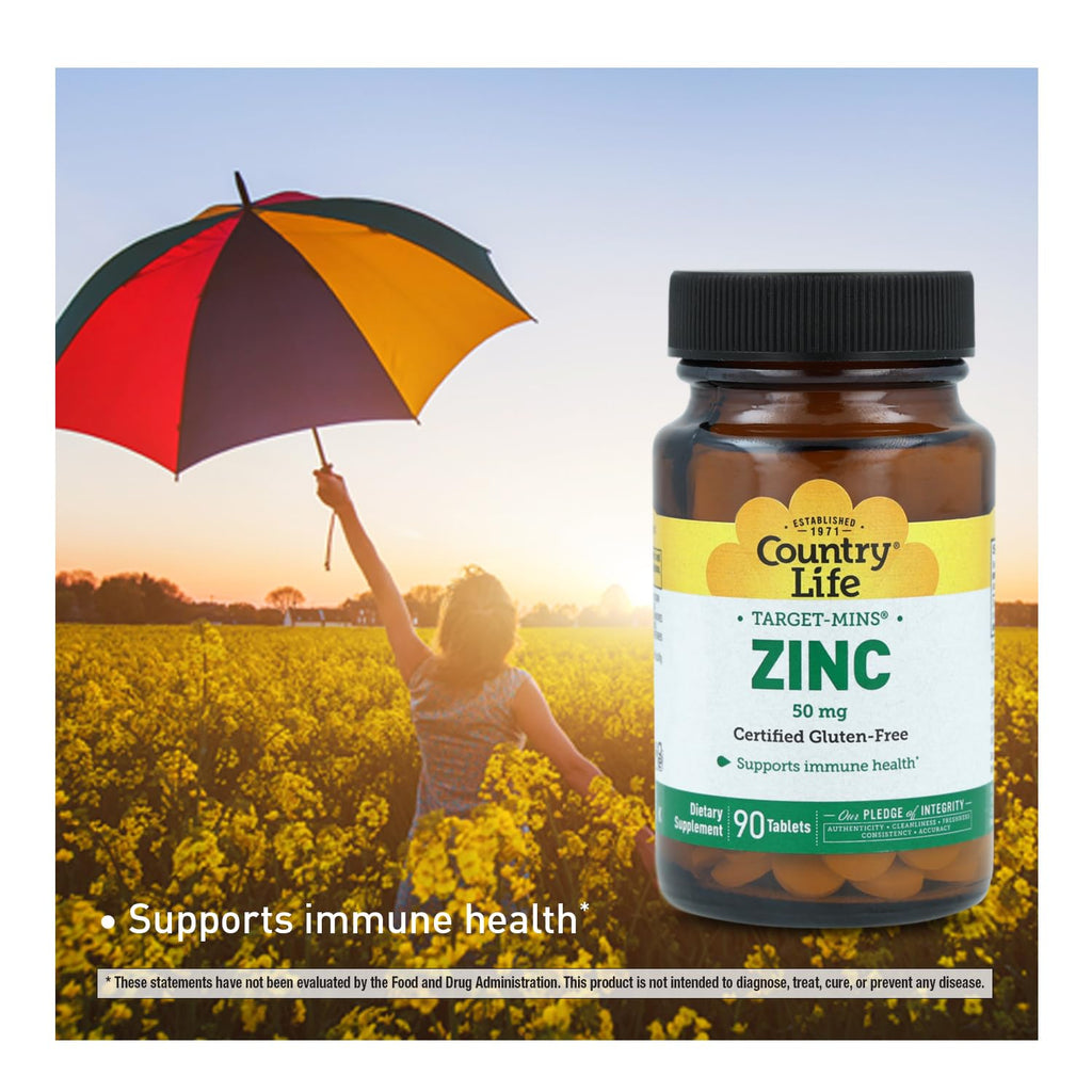 Country Life Zinc 50mg