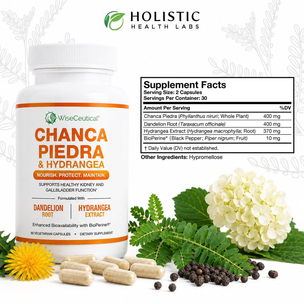 Wiseceutical Max Strength Chanca Piedra Kidney & Gallbladder Formula - image 7