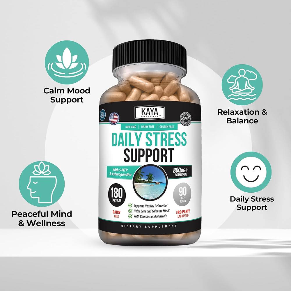 Kaya Naturals Daily Stress Support with Ashwagandha & GABA - image 4