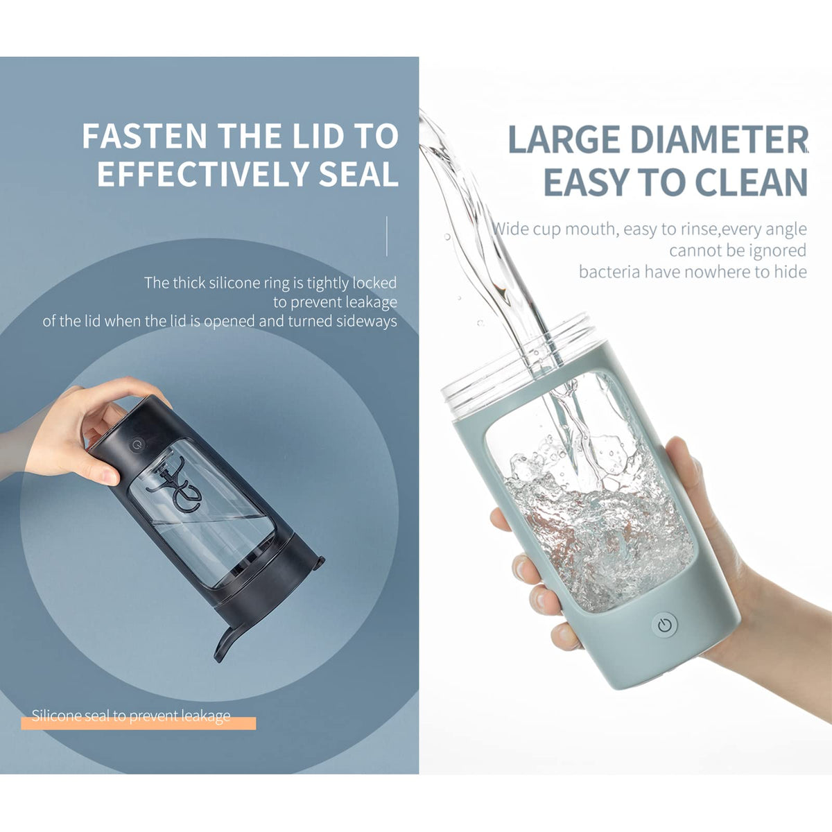 daasigwaa Electric Shaker Bottle 22oz Rechargeable Self Stirring Cup