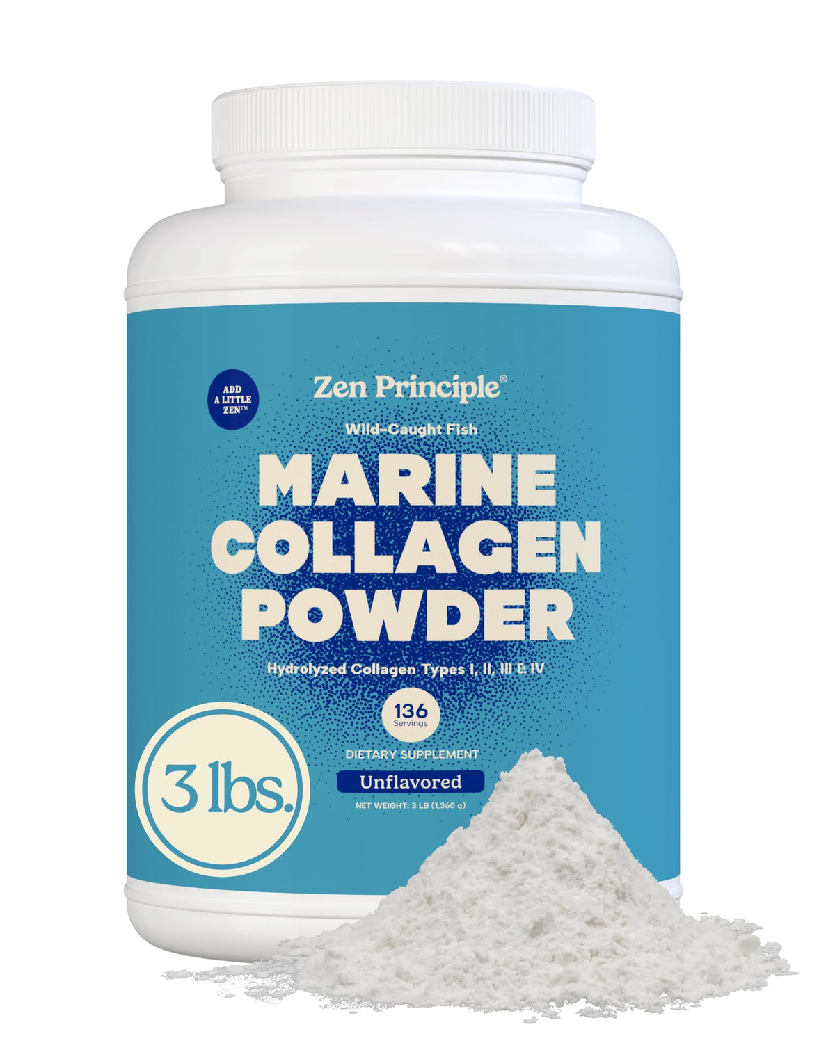 Zen Principle Marine Collagen Peptides Powder