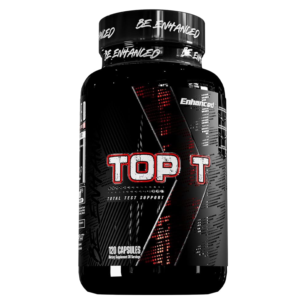 Enhanced Labs Top T Testosterone Booster - 120 Capsules