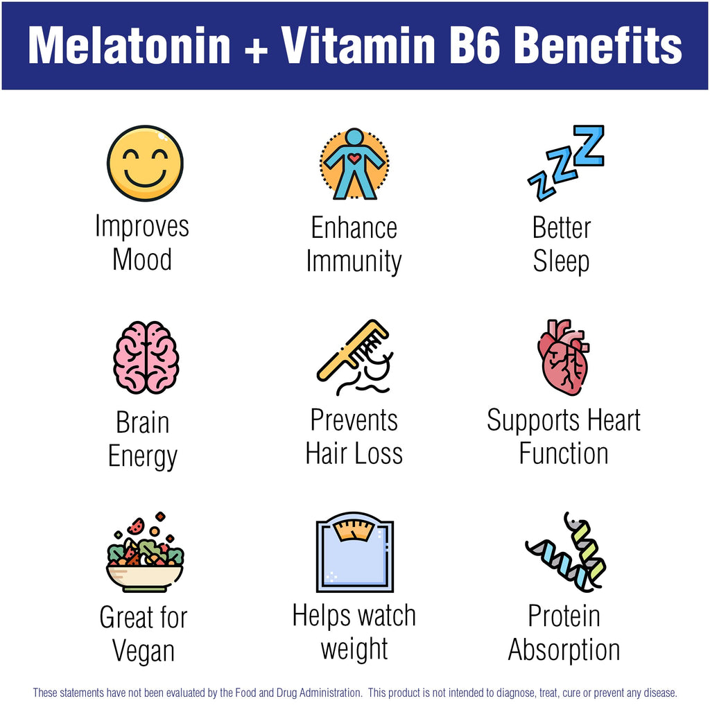 Natural Systems Melatonin 3 mg + Vitamin B6 Sleep Support - 60 Capsules - image 6