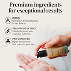 Pureauty Naturals Biotin Hair Growth Serum for Women & Men - 2 fl oz - image 3