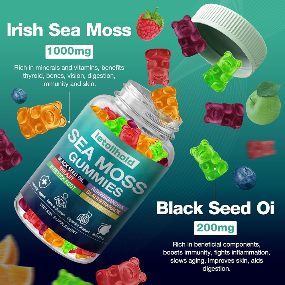 letollhold Sea Moss Gummies - Irish Sea Moss Gummies Advanced