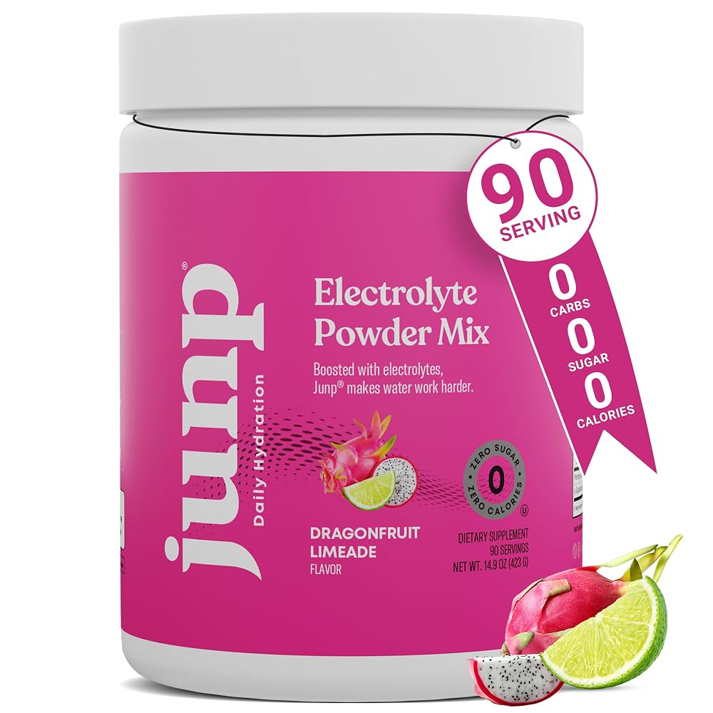 JUNP Electrolytes Powder No Sugar No Carbs Drink Mix - Potassium