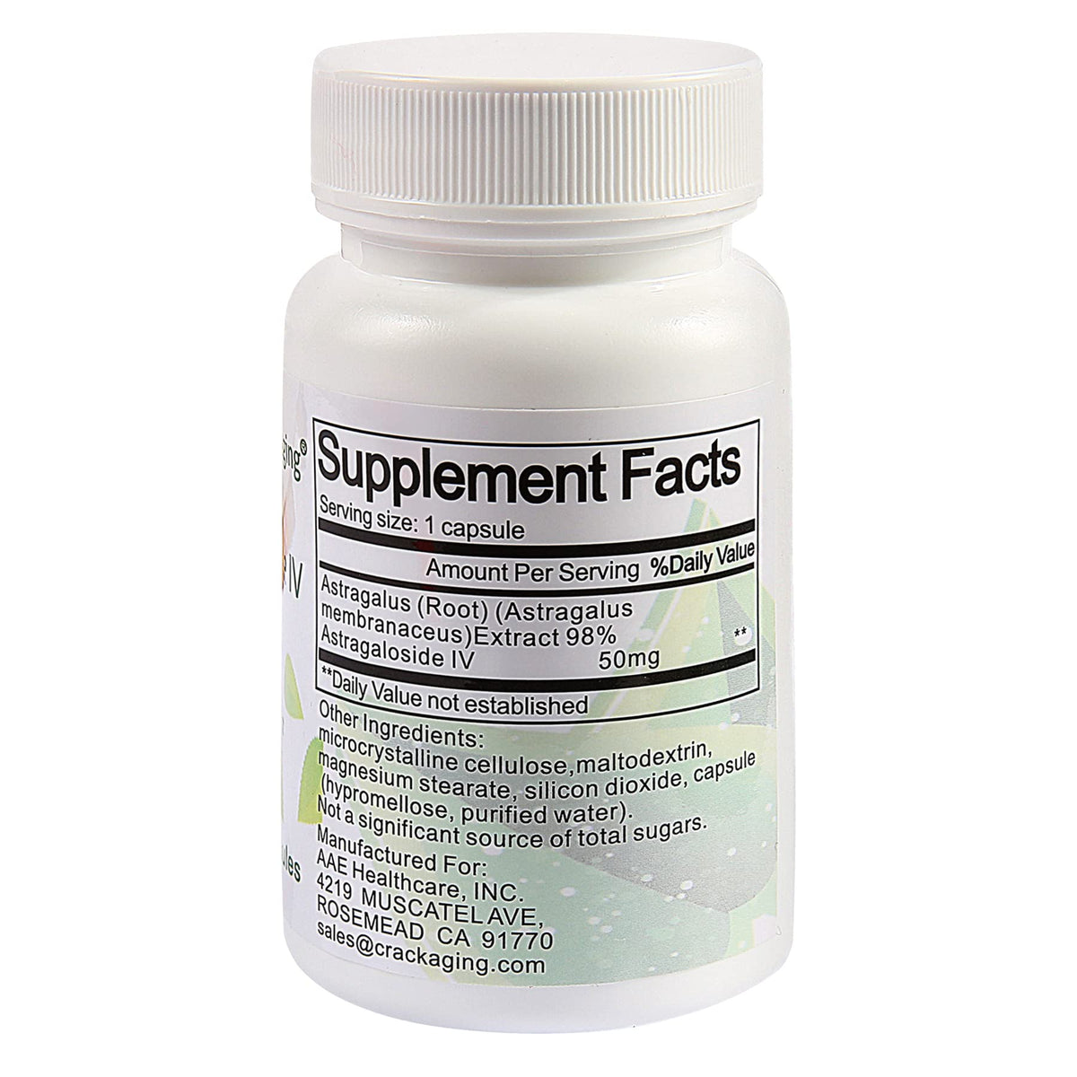 Crackaging Astragaloside IV 98% Enhanced Absorption 50mg - 90 Capsules - image 6